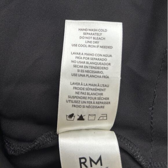 Rebecca Minkoff Black Lace Trim Midi Slip Dress Size Medium - Picture 14 of 14